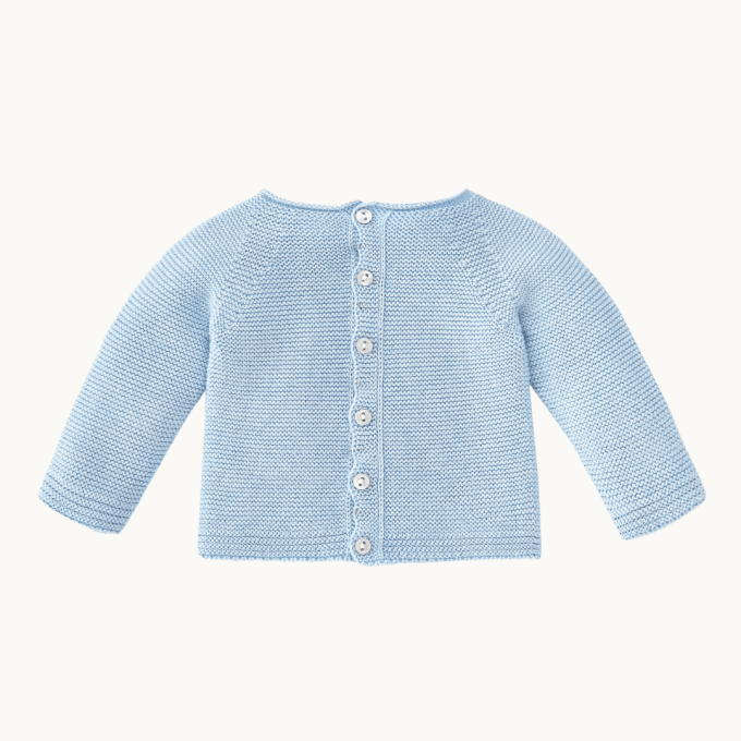 Blue Herringbone Sweater