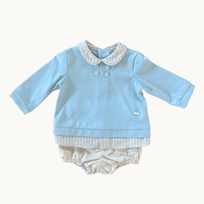 Light Blue Sweater and Matching Set